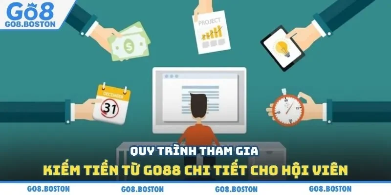 Quy trình tham gia kiếm tiền từ GO88 chi tiết cho hội viên