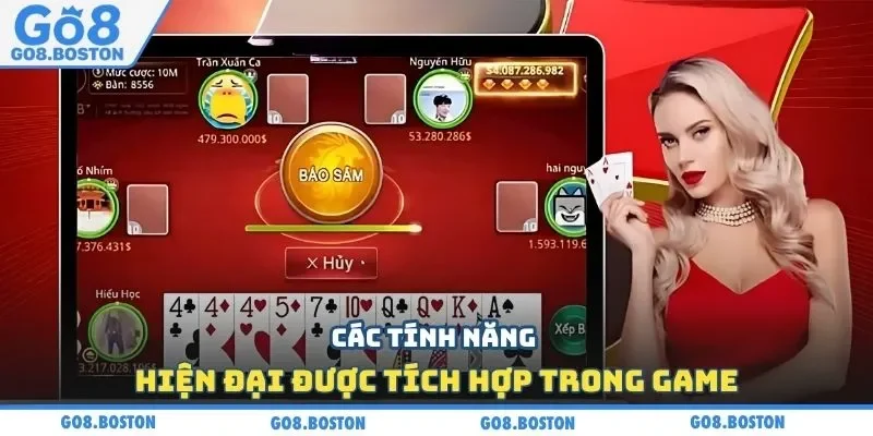 Các tính năng hiện đại được tích hợp trong game